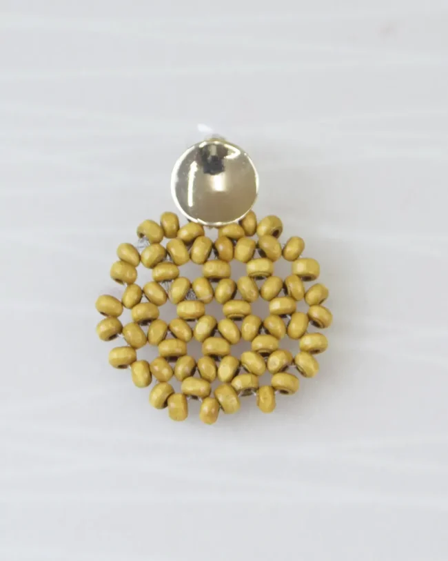 Arete Cuentas Madera Café